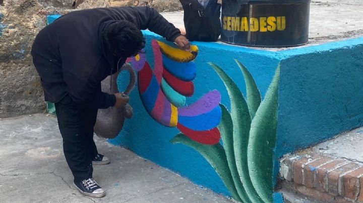 Llegan las rutas mágicas del color al barrio El Arbolito, de esto se tratan