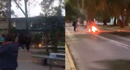 UNAM: Tomas y fuego en CCH Vallejo y en CU
