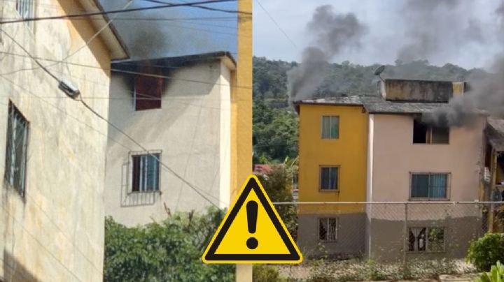 Video: Se incendia edificio de departamentos en Xalapa hoy 23 de octubre