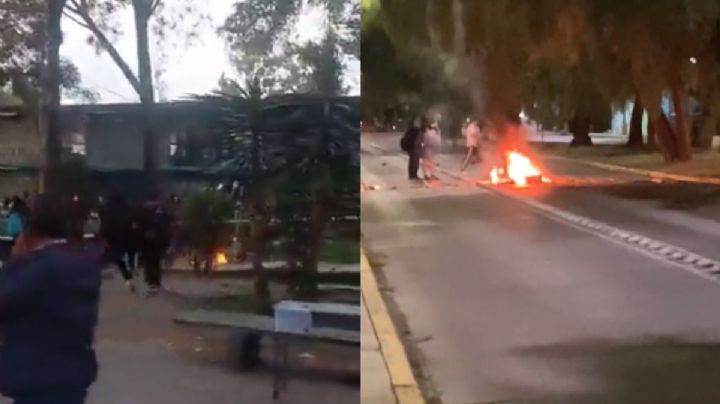UNAM: Tomas y fuego en CCH Vallejo y en CU
