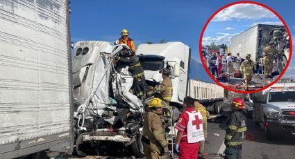 FOTOS| Impactante choque entre dos tráileres y una camioneta deja 7 muertos en Jalisco