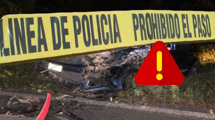 Mueren bebé y maestro en accidente sobre carretera de Hidalgo