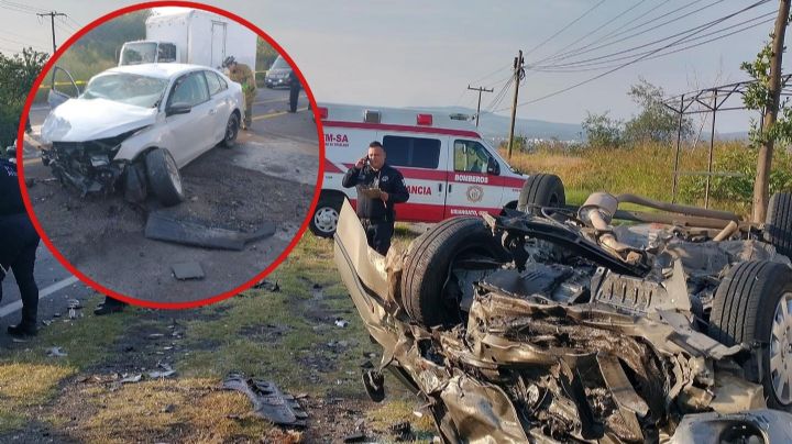 Encontronazo en la Salamanca-Morelia: 1 muerto y 3 heridos