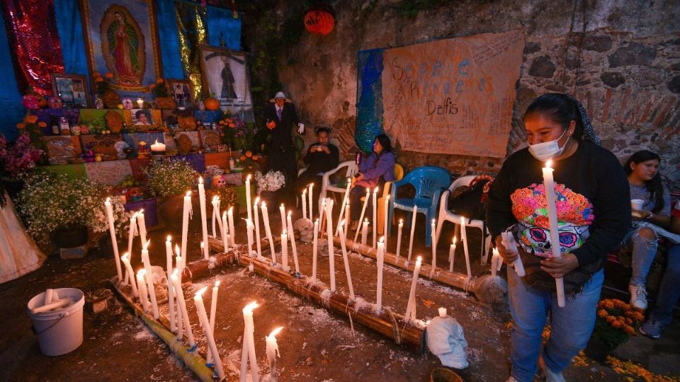 Actividades de días de muertos en Papantla