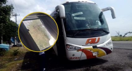 Delincuentes balean autobús AU en Cuitláhuac, Veracruz. Reportan una herida
