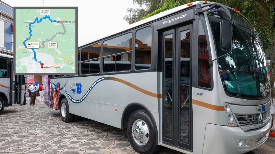 Nueva ruta de autobuses Naolinco - Xalapa