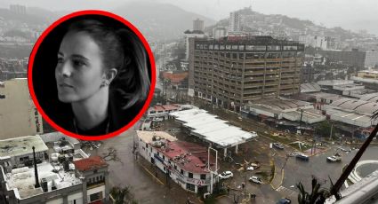 Saskia Niño de Rivera busca a su abuela en Acapulco, tras devastación por Otis