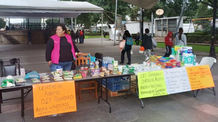 “Tengan la confianza que todo va a llegar a Acapulco”, acopian víveres en Hidalgo