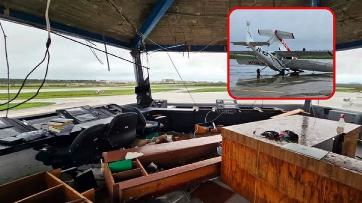 FOTOS | Aeropuerto de Acapulco quedó en ruinas tras el paso de Otis; SICT recupera torre de control