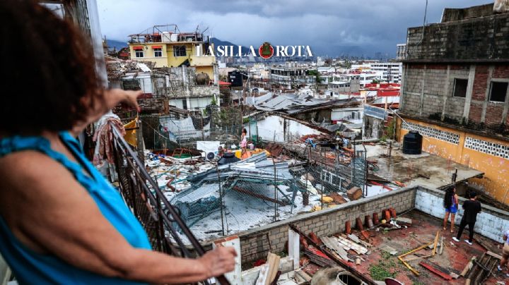 "El viento eran como 5 personas empujando un colchón contra mí solo"