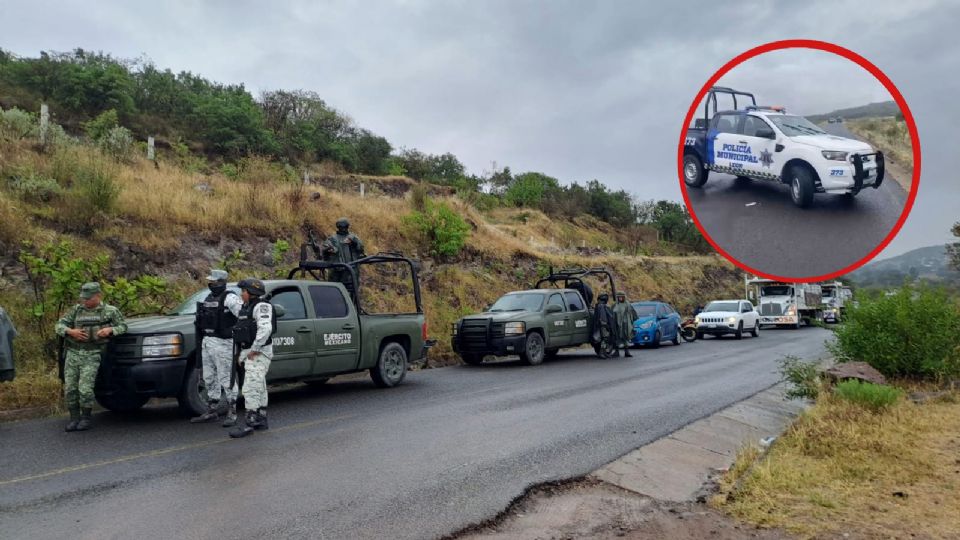 Grandes filas se formaron por el cierre de la carretera León-Comanja.