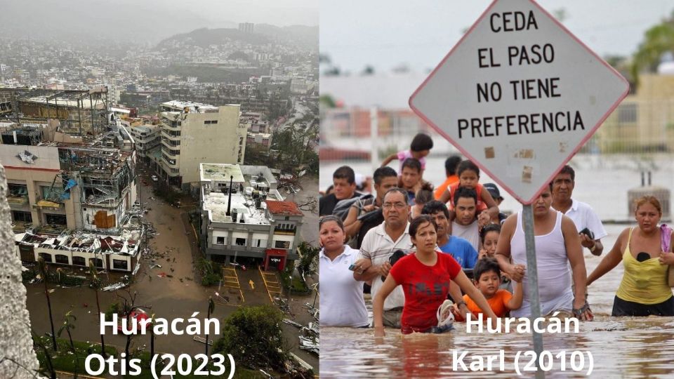 El huracán Karl impactó en Veracruz el 17 de septiembre de 2010.