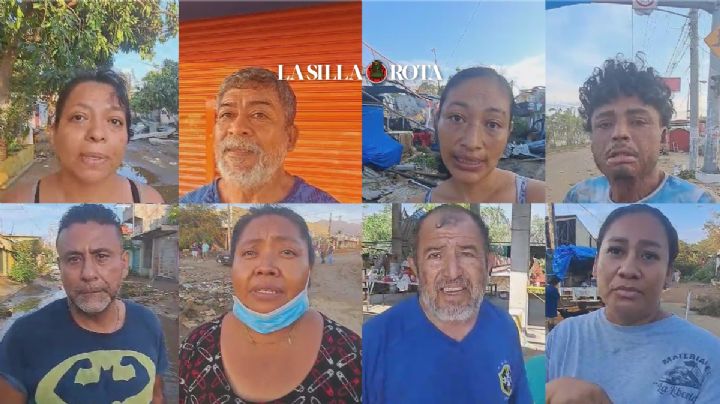 Rostros de la tragedia en Acapulco: "No tenemos para comer"