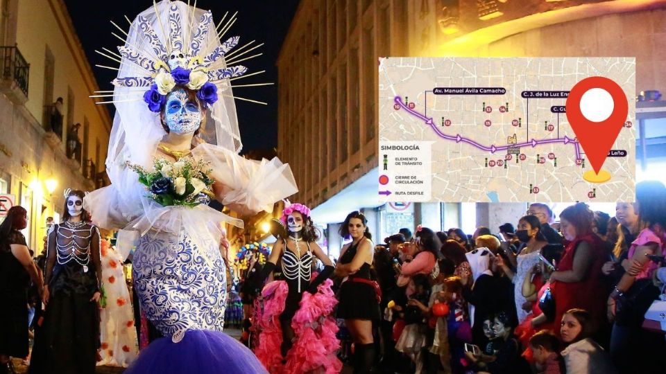 Desfile de catrinas y cierres viales en Xalapa