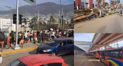 Huracán Otis: Continúa el desastre en Acapulco, ahora se registran kilométricas filas por gasolina