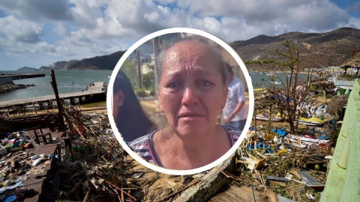 Huracán Otis: Mujer afectada en Acapulco manda mensaje a su familia en Veracruz