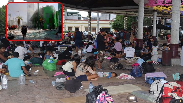 Migrantes se aterran por posible huracán “Pilar” en Chiapas, exigen ayuda al gobierno