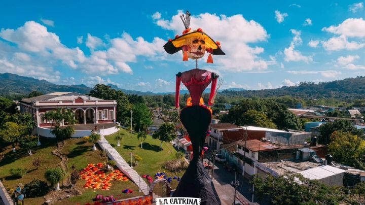 ¿Quiénes y cómo realizaron la catrina de Misantla, de las más altas de Veracruz?