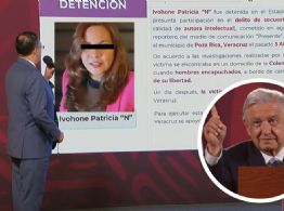 Exponen en "mañanera" detención de dueña del periódico Vanguardia