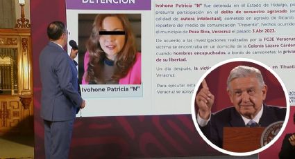 Exponen en "mañanera" a dueña de periódico Vanguardia de Veracruz, acusada de secuestrar a periodista