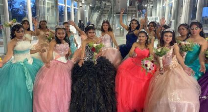 XV años en el Tren: Así fue la celebración de 17 quinceañeras de San Mateo Atenco