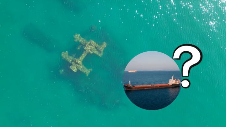 Esta es la embarcación misteriosa que se hundió en Coatzacoalcos