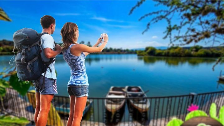 El extraordinario lugar en Hidalgo para pasear en lancha, pescar y rentar una cabaña