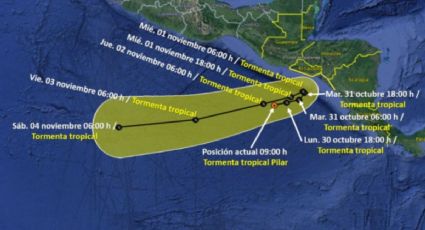 Tormenta tropical Pilar amenaza las zonas costeras de Costa Rica, Nicaragua y Guatemala