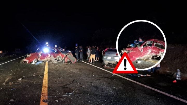 Muere familia de Tabasco en carretera del sur de Veracruz; hay 5 lesionados