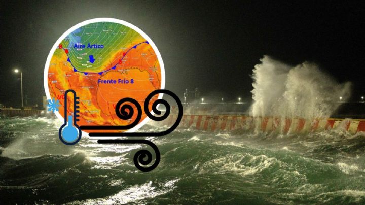 ¿A qué hora pegará el viento del Norte en Veracruz por frente frío?