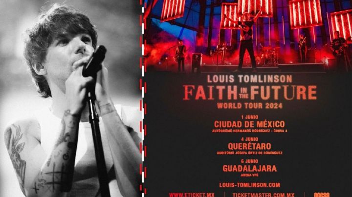 Louis Tomlinson confirma conciertos en México: Estos son algunos de los precios oficiales
