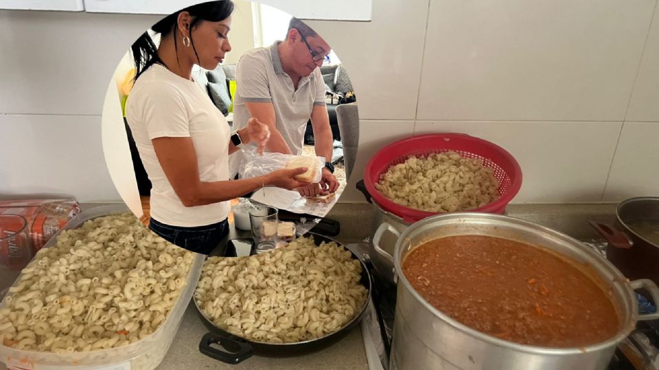 La directora de la fundación Migrantes de Venezuela se dedica a repartir comida y ropa a migrantes en calles de la Ciudad de México