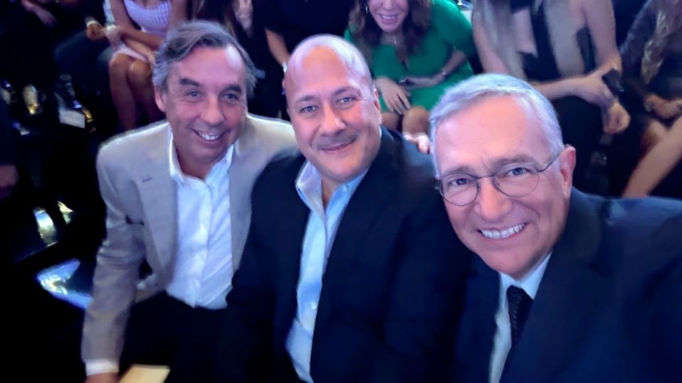 Emilio Azcárraga Jean, Enrique Alfaro y Ricardo Salinas Pliego.