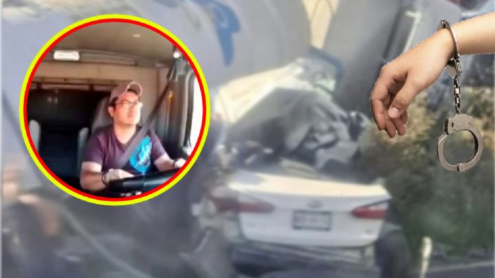 Accidente México-Pachuca: dejan libre al chofer de pipa que aplastó un auto