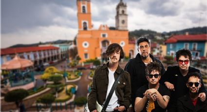 El rock llega a Hidalgo: Los Bunkers visitan este Pueblo Mágico y lo registran en foto