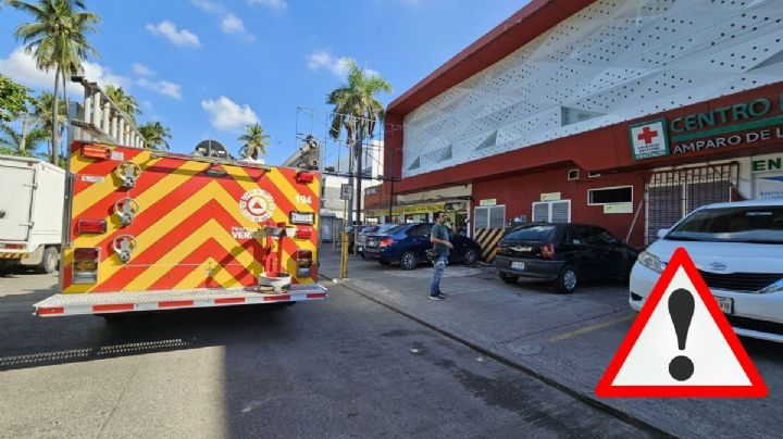 Evacúan escuela de la Cruz Roja Veracruz por fuga de gas