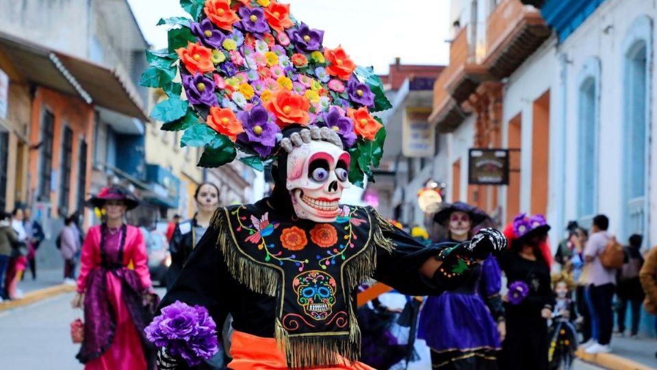 Cartelera de eventos para el día de muertos en Xalapa
