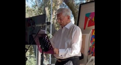 Mario Vargas Llosa elogia en España a Felipe Calderón