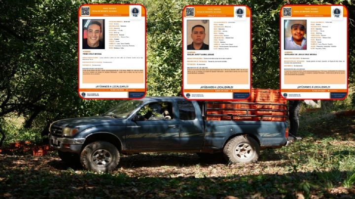 Desaparecen 3 jóvenes michoacanos; habían ido a dejar un cargamento de aguacate a Jalisco