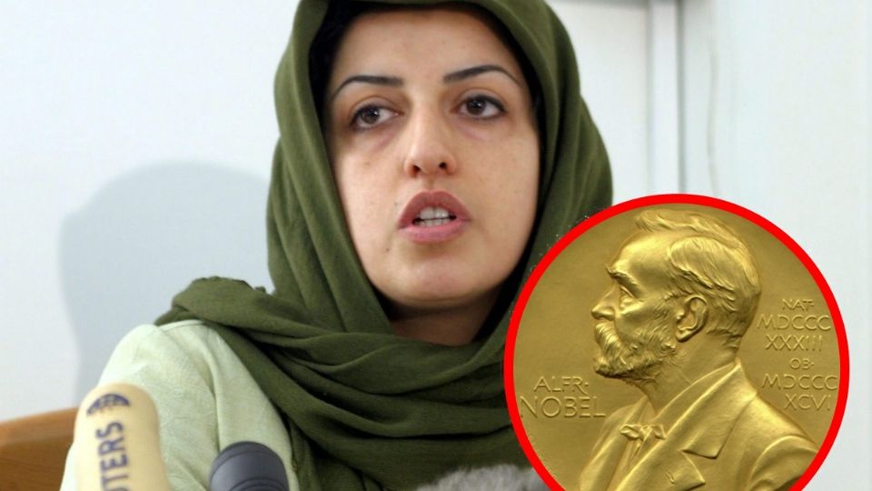 Narges Mohammadi, ganadora del premio Nobel de la Paz 2023.