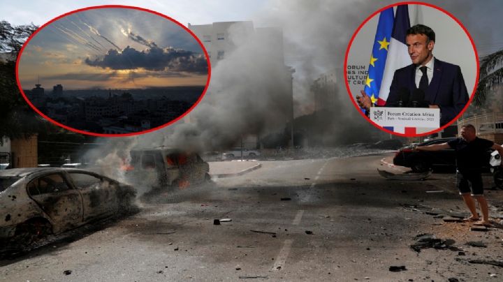 Macron condena los ataques "terroristas" contra Israel; políticos franceses se unen a la condena