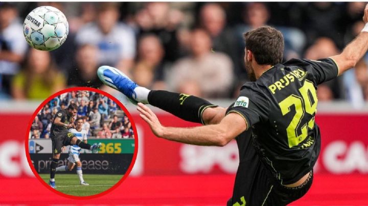 Así fue el gol de volea de Santiago Giménez; el mexicano revela en qué equipo está su futuro