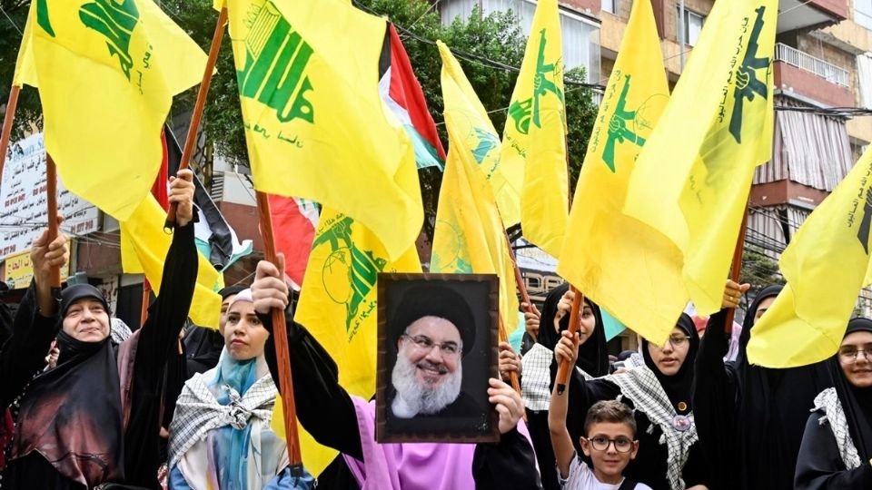 La organización Hezbollah apoyada abiertamente a Palestina y Hamas