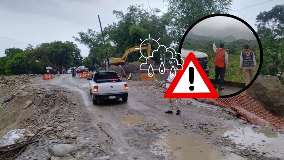 Afectaciones por lluvias en 17 municipios de Veracruz