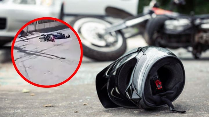 Roba moto, arranca, cae y muere y todo quedó en VIDEO
