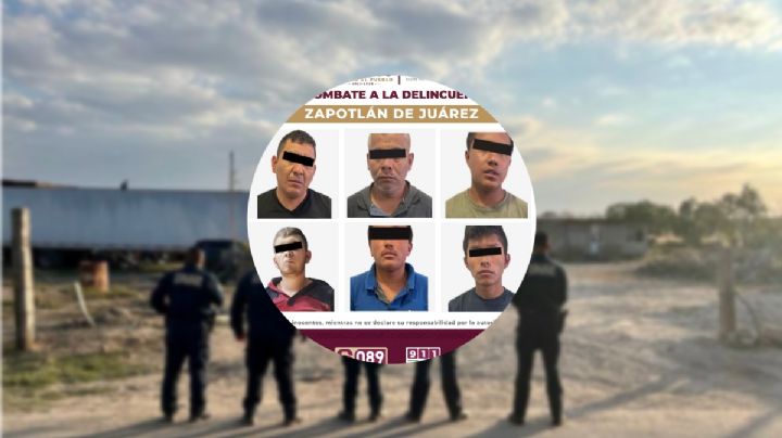 Operativo en Zapotlán: Policía detiene a banda dedicaba al robo de vehículos