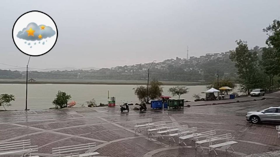 La lluvia de ayer en Yuriria.