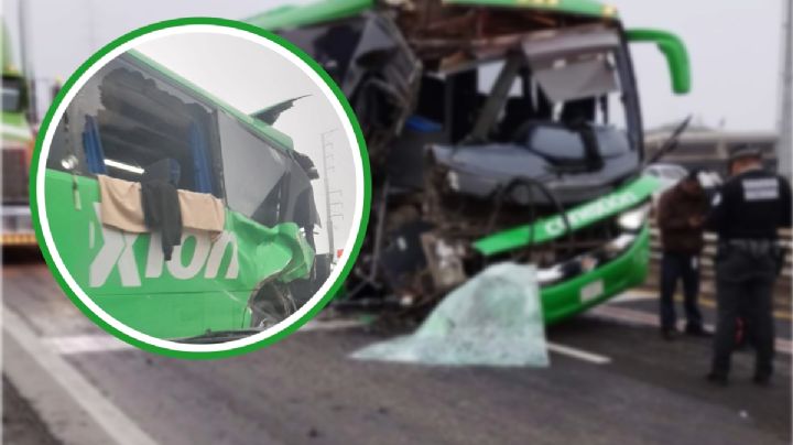 Autobús choca contra tráiler en la “bajada de la muerte” de Tulancingo | FOTOS