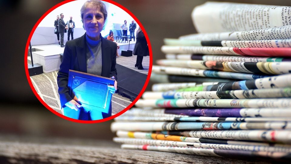 Carmen Aristegui, periodista.