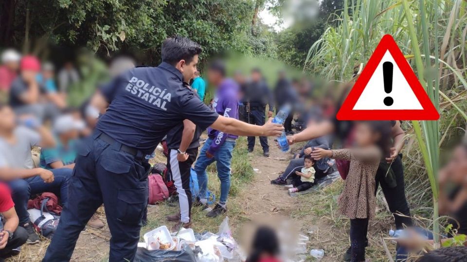 Personas indocumentadas fueron abandonadas en vehículos sobre carretera de Actopan